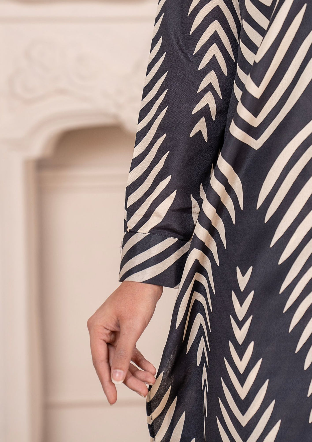 2Pc Digital Print Arabic Silk Lawn Gulmeena-G26-0017