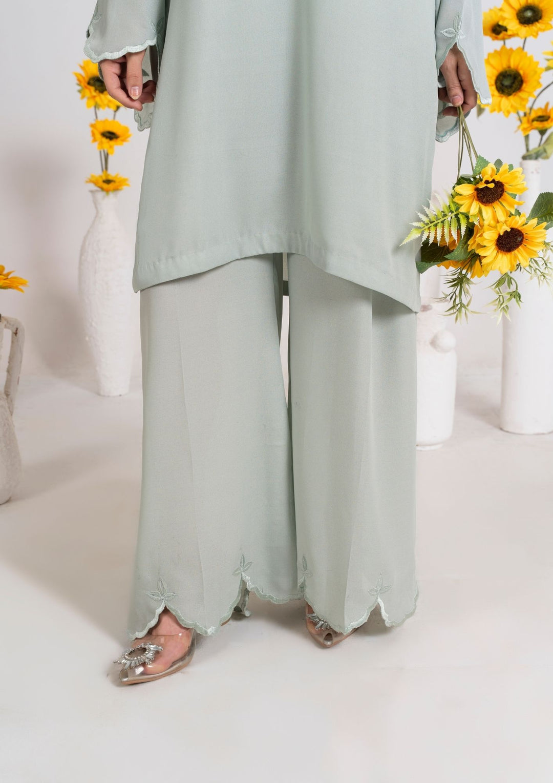 2PC Mint Mist Georgette JUPITER-F25-0005