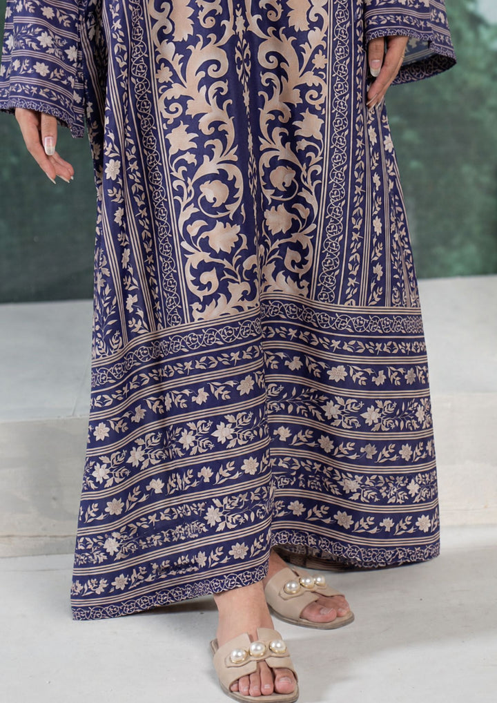 1Pc Digital Print Arabic Lawn Kaftan JUPITER-S26-0009