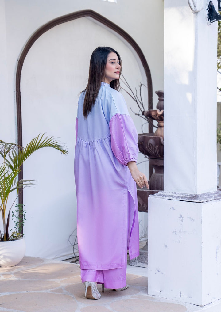 2Pc Digital Print Arabic Silk Lawn JUPITER-S26-0009