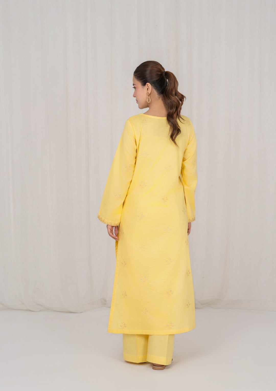 2Pc Lemon Embroidered Lawn RIW-R26-0014