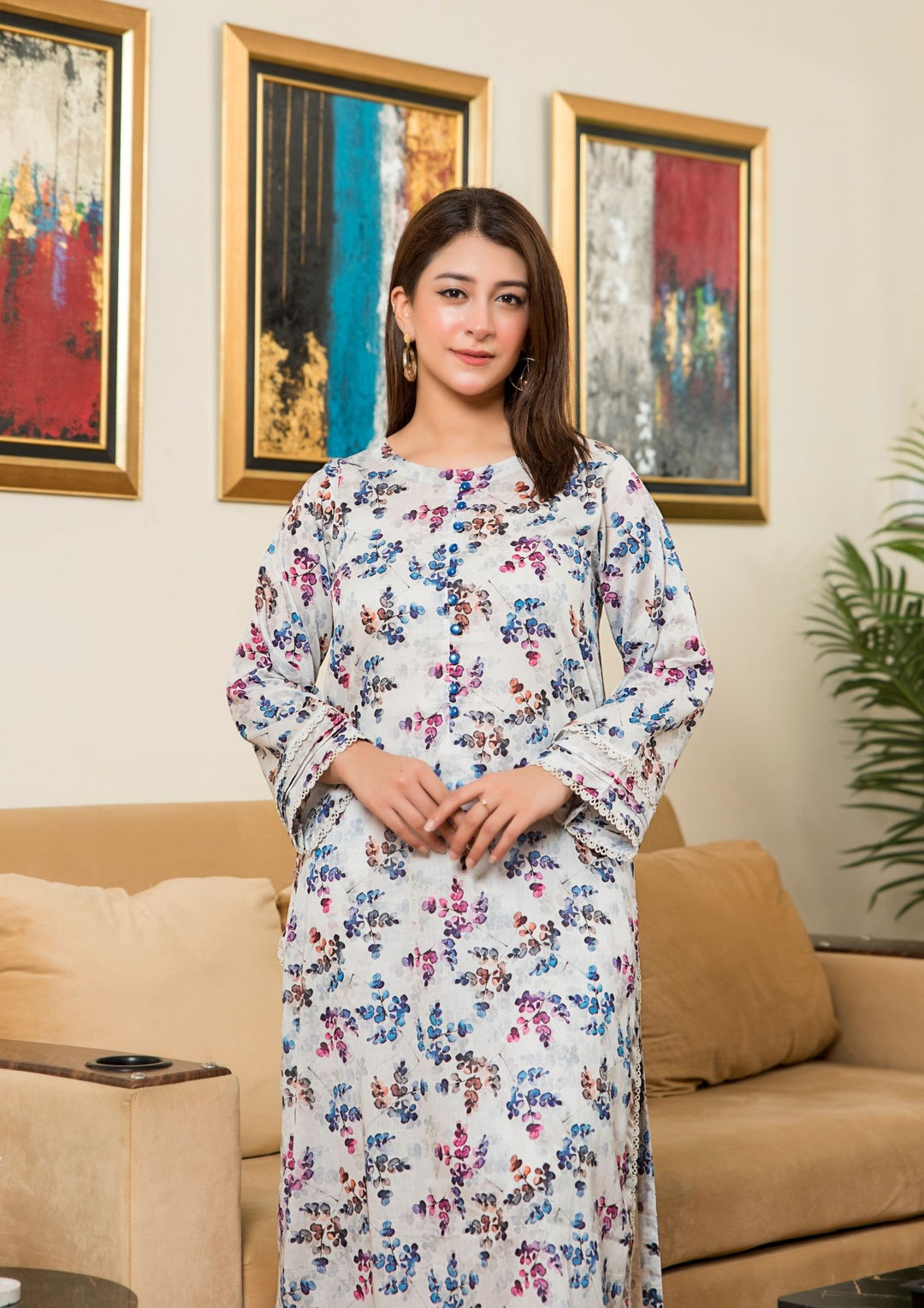 2Pc Digital Print Lawn GULMEENA-G25-0041