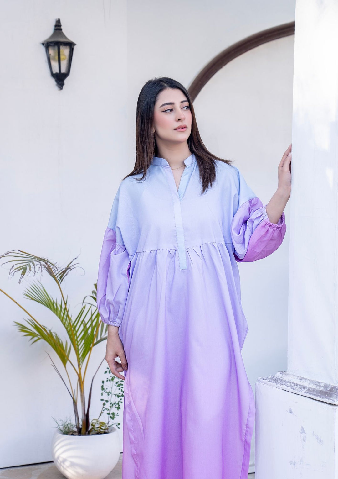 2Pc Digital Print Arabic Silk Lawn JUPITER-S26-0009