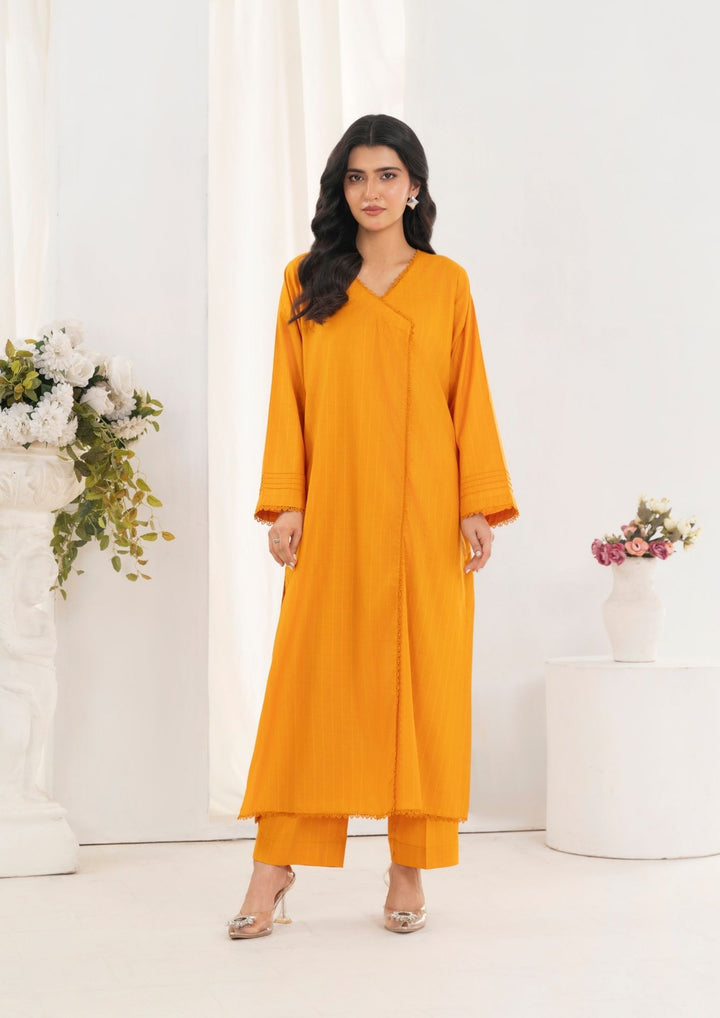 2pc Cotton Angrakh Set Rozana-S25-0012