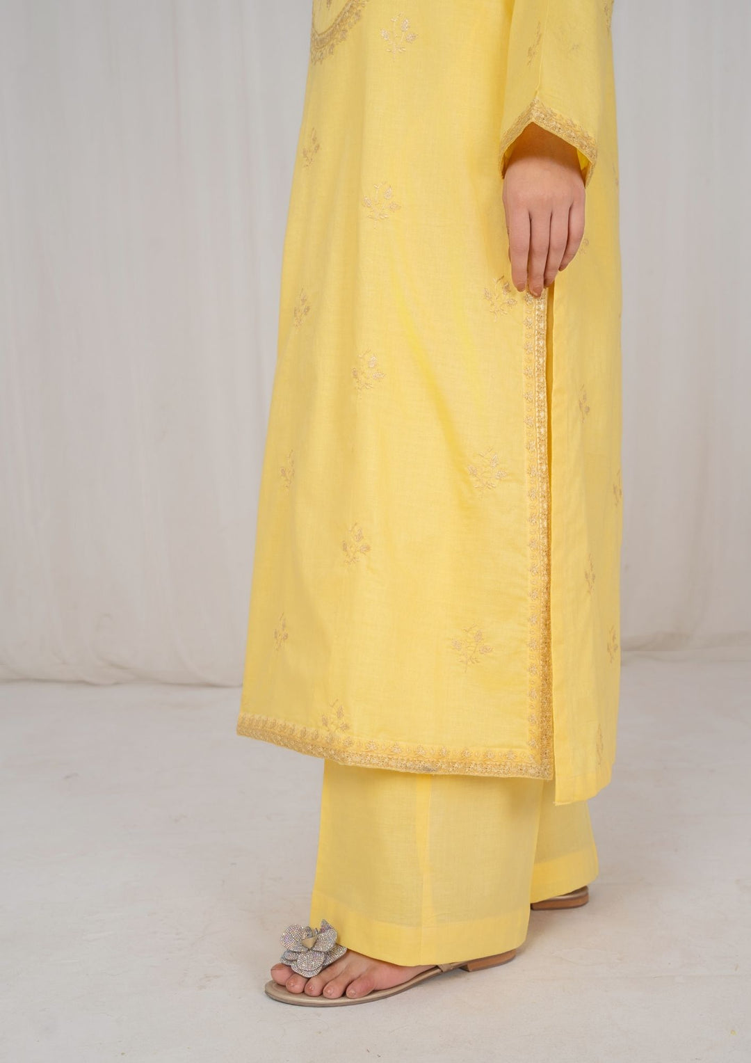 2Pc Lemon Embroidered Lawn RIW-R26-0014