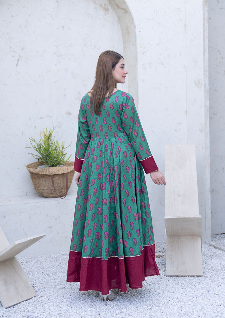 2Pc Digital Print Lawn Frock RIW-R26-0027