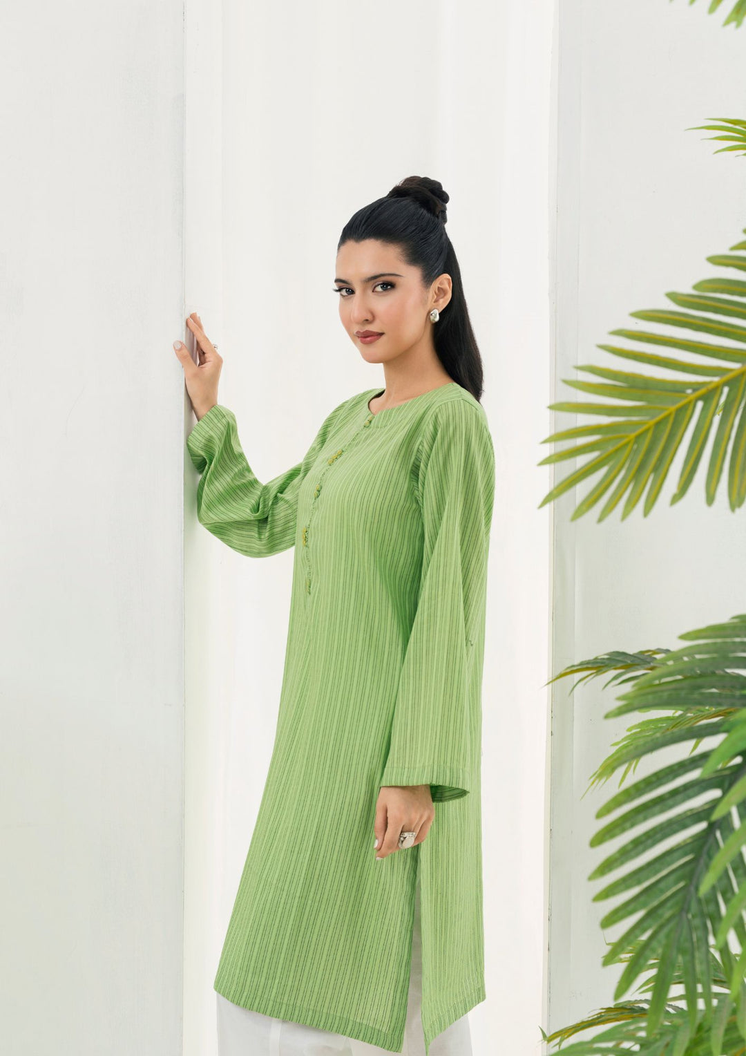 1Pc Bubble Lawn Tunic BUB-B25-0002