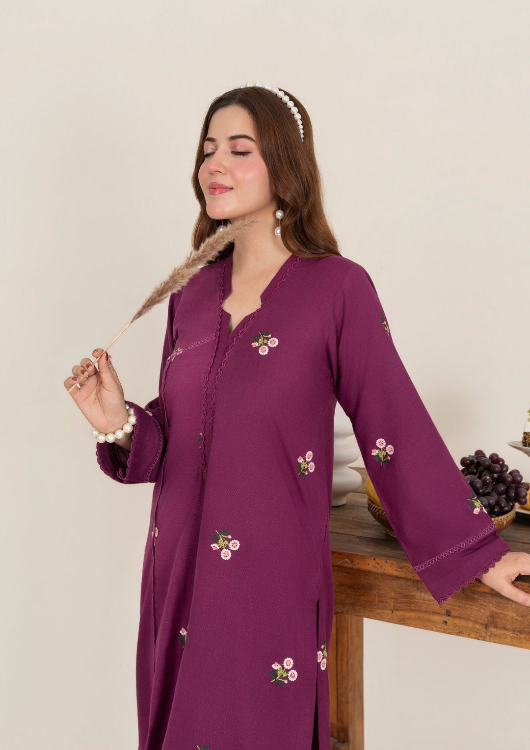 2pc Multi Embroidered Alpine AML-W25-0002