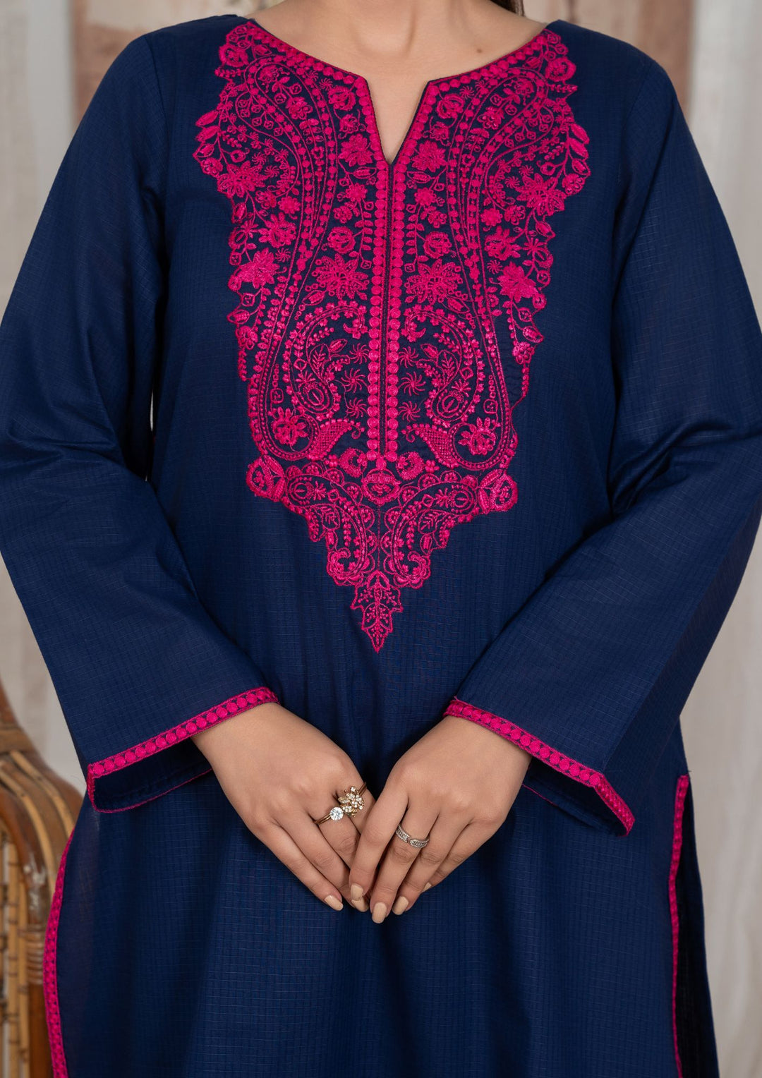 2pc Embroidered Lawn with Farshi Shalwar JASHAN-J26-0041